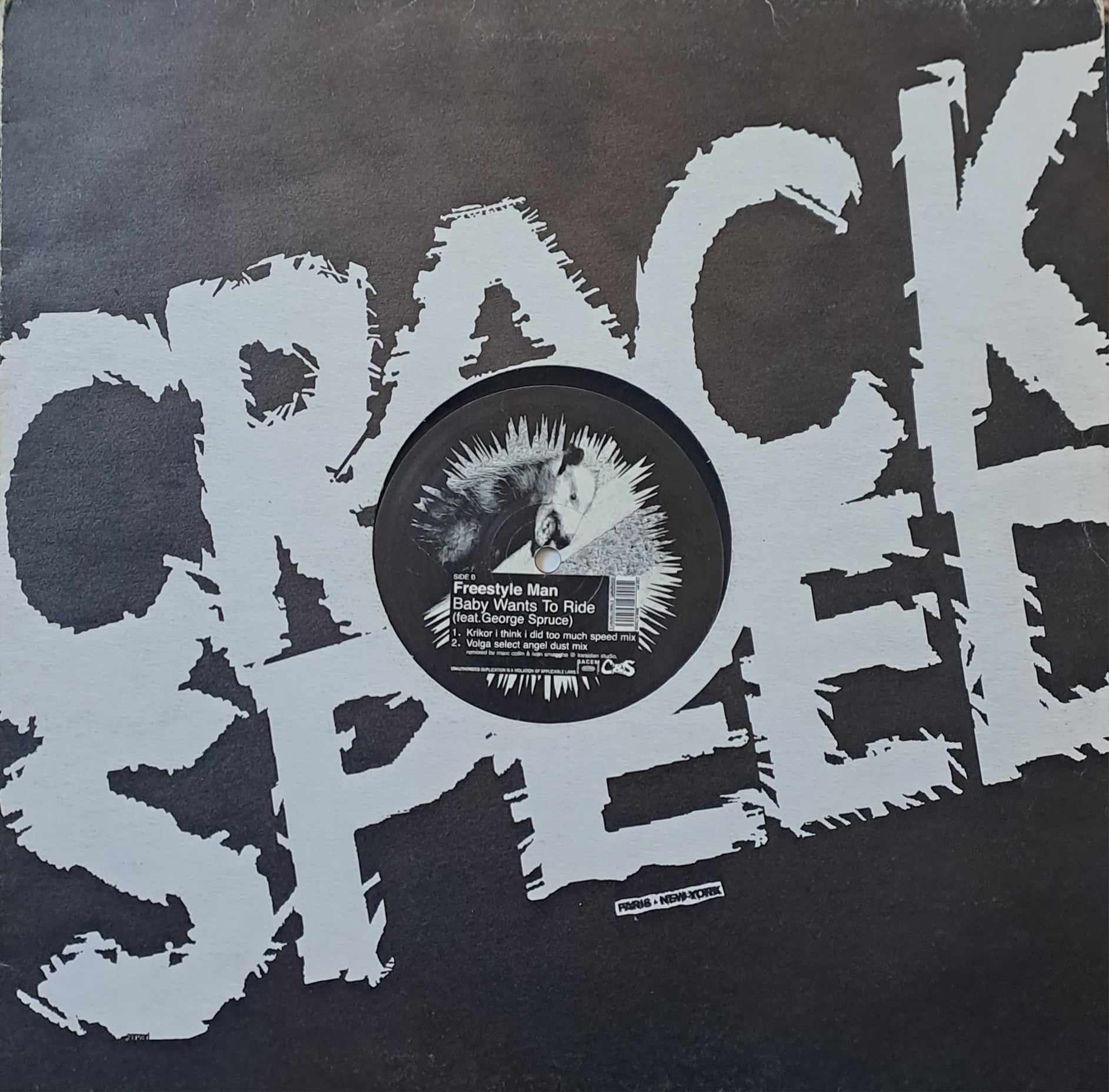 Crack&Speed 001 - vinyle Tech House